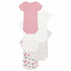 Petit Bateau Lot 5 Bodies Germaine Coton Bio |