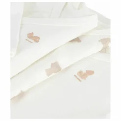 Petit Bateau Lot 3 Bodies Oursons Coton Bio | Blanc Clearance
