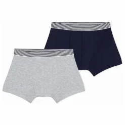 Petit Bateau Lot 2 Boxers Bande Rayée |