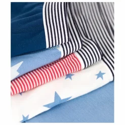 Best Petit Bateau Lot 5 Boxers Flash Coton Bio | Bleu