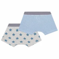 Best Petit Bateau Lot 2 Boxers Rayés | Bleu