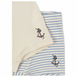 Sale Konges Sløjd Lot 2 Caleçons Ancre Coton Bio | Ecru