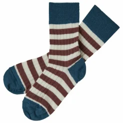 FUB Lot 2 Chaussettes Rayures Laine | Argile
