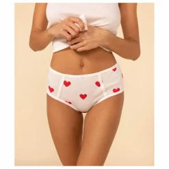 Femme Petit Bateau Lot 2 Culottes Cœurs - Collection Femme |