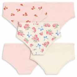 Enfant Konges Sløjd Nuit, Sous-Vêtements|Lot 5 Culottes Fleuries Coton Bio |