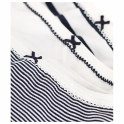 Enfant Petit Bateau Lot 3 Culottes Marinière Coton Bio |