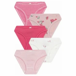 Enfant Petit Bateau Nuit, Sous-Vêtements|Lot 5 Culottes Rayées |