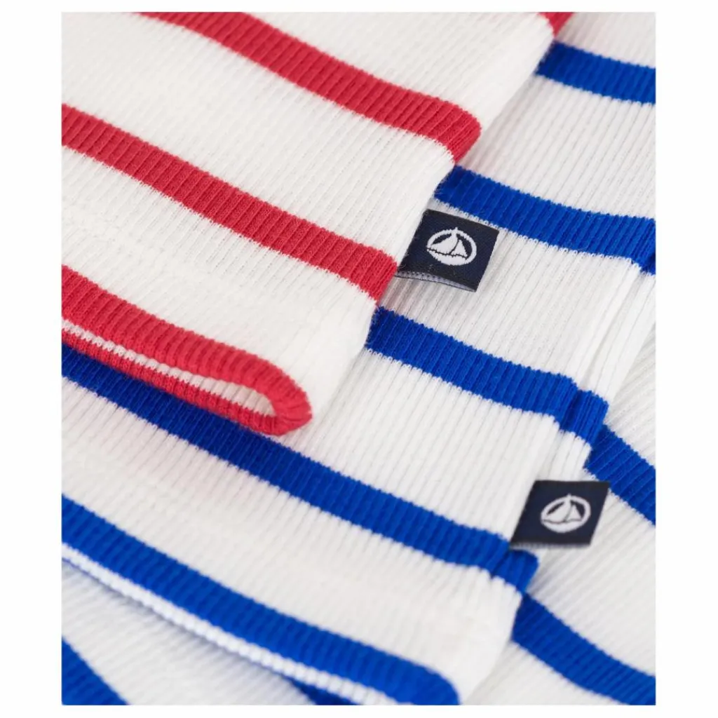 Petit Bateau Lot 2 Débardeurs Marinière Coton Bio | Blanc Online