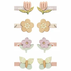 Enfant Mimi & Lula Accessoires De Mode|Lot 8 Mini Barrettes Bouquet | Lilas