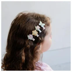 Enfant Mimi & Lula Accessoires De Mode|Lot 8 Mini Barrettes Bouquet | Lilas