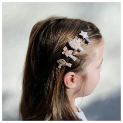Mimi & Lula Lot 6 Mini Barrettes Fée | Rose Outlet
