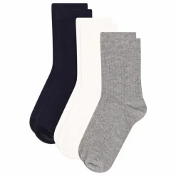 Outlet Petit Bateau Lot 3 Paires de Chaussettes | Gris