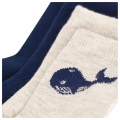Enfant Petit Bateau Lot 2 Paires de Chaussettes Baleines |