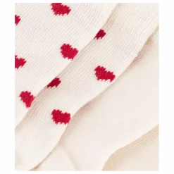 Petit Bateau Lot 2 Paires de Chaussettes Cœurs Bébé | Rouge New