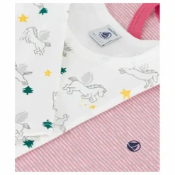 Petit Bateau Lot 2 Pyjamas Licornes | Blanc New