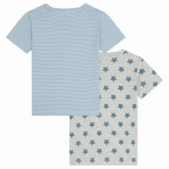 Sale Petit Bateau Lot 2 T-shirts Etoiles | Bleu