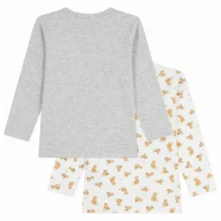 Petit Bateau Lot 2 T-shirts Guépards | Blanc Best