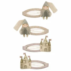 Outlet Mimi & Lula Lot de 4 Barettes Princesse | Rose