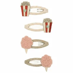 Enfant Mimi & Lula Accessoires De Mode|Lot de 4 Barrettes Popcorn |