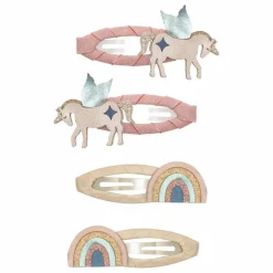 Enfant Mimi & Lula Accessoires De Mode|Lot de 4 Barrettes Unicorn |