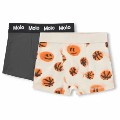 Enfant Molo Lot de 2 Caleçons Justin Basketball Coton Bio |