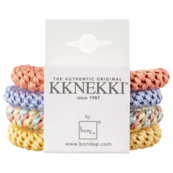 Bon Dep Lot de 4 Chouchous Kknekki 19 | Corail