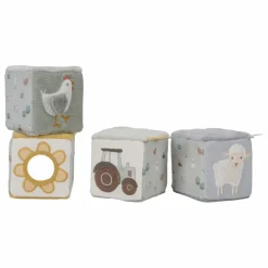 Online Little Dutch Lot de 4 cubes doux - Little Farm Multicolore