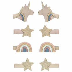 Enfant Mimi & Lula Lot de 8 Mini Barrettes Celeste |