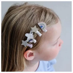 Enfant Mimi & Lula Lot de 8 Mini Barrettes Celeste |