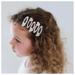 Mimi & Lula Lot de 5 Mini Barrettes Cœur | Doré Clearance