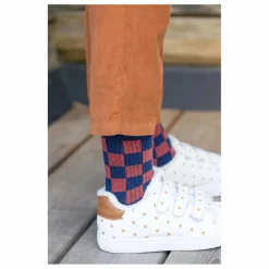 Enfant Bonton Nuit, Sous-Vêtements|Lot de 2 Paires de Chaussettes Damier |