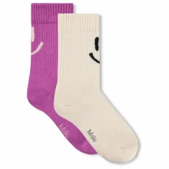 Enfant Molo Nuit, Sous-Vêtements|Nuit, Sous-Vêtements|Lot de 2 Paires de Chaussettes Norman Smile |