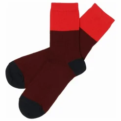 Femme FUB Lot de 2 Paires de Chaussettes Color Block Laine - Collection Femme |