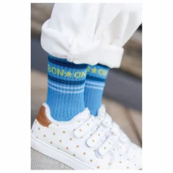 Clearance Bonton Lot de 2 Paires de Chaussettes Winter | Bleu