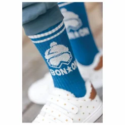 Clearance Bonton Lot de 2 Paires de Chaussettes Winter | Bleu