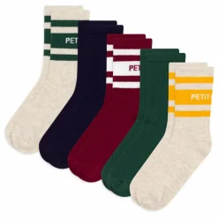 Petit Bateau Lot de 5 Paires de Chaussettes | Vert sapin