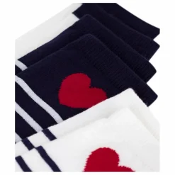 Petit Bateau Lot de 3 Paires de Chaussettes Rayées | Blanc