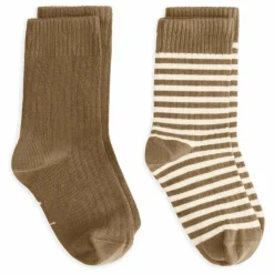 Enfant Gray Label Nuit, Sous-Vêtements|Nuit, Sous-Vêtements|Lot de 2 Paires de Chaussettes Coton Bio |
