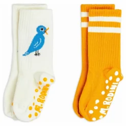 Enfant Mini Rodini Lot de 2 Paires de Chaussettes Oiseau Coton Bio |