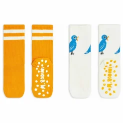Enfant Mini Rodini Lot de 2 Paires de Chaussettes Oiseau Coton Bio |