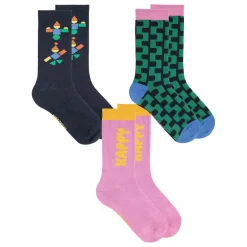 Enfant Bobo Choses Lot de 3 Paires de Chaussettes Happy Coton Bio |