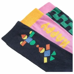 Enfant Bobo Choses Lot de 3 Paires de Chaussettes Happy Coton Bio |