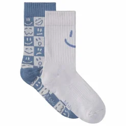 Hot Molo Lot de 2 Paires de Chaussettes Norman Smiles | Bleu