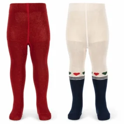 Enfant Konges Sløjd Nuit, Sous-Vêtements|Pyjamas, Sous-Vêtements|Lot de 2 Paires de Collants Lurex |