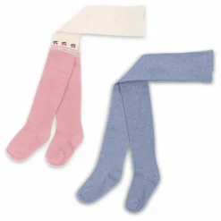 Enfant Konges Sløjd Nuit, Sous-Vêtements|Pyjamas, Sous-Vêtements|Lot de 2 Paires de Collants Cherry |