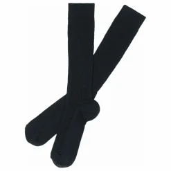 FUB Lot de 2 Paires de Mi-Bas Côtelés Laine - Collection Femme | Bleu marine Best