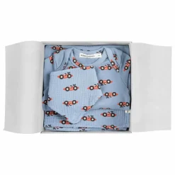 Outlet Bobo Choses Lot Pyjama Lange et Bavoir Voitures | Bleu