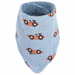 Outlet Bobo Choses Lot Pyjama Lange et Bavoir Voitures | Bleu