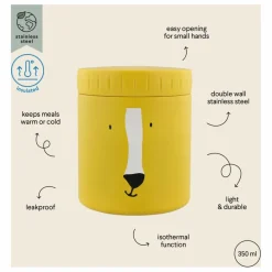 Trixie Lunch box isotherme 350 ml Mr Lion | Jaune Sale