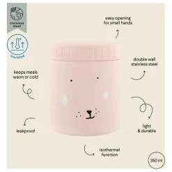Enfant Trixie Vaisselle Enfant|Lunch box isotherme 350 ml Mrs Rabbit |